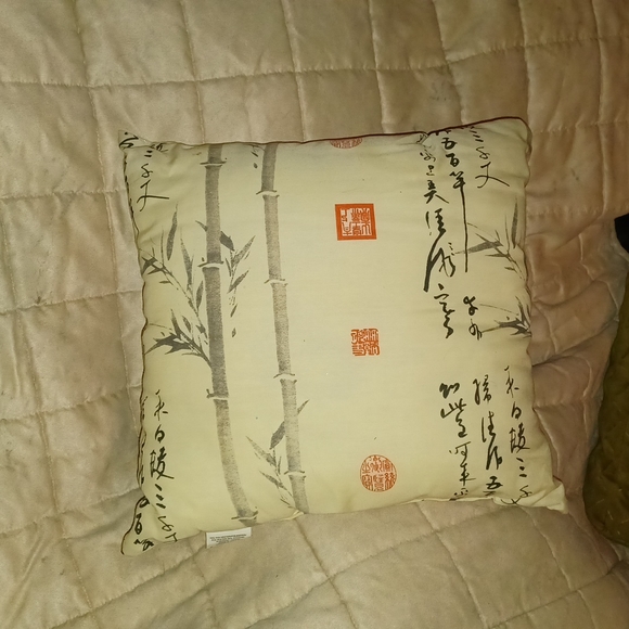 Asian print pillows - Picture 2 of 5